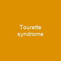 Tourette syndrome