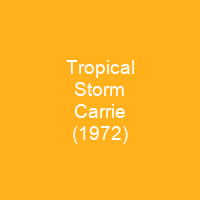 Tropical Storm Carrie (1972)