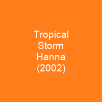 Tropical Storm Hanna (2002)