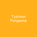 Typhoon Pongsona