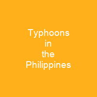 Typhoons in the Philippines