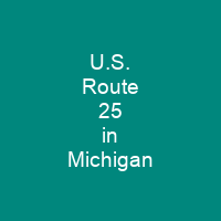 U.S. Route 25 in Michigan
