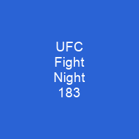 UFC Fight Night 183