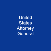 United States Attorney General