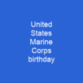 United States Marine Corps birthday