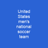 United States men's national soccer team