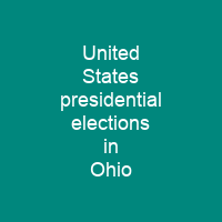 United States presidential elections in Ohio