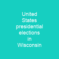 United States presidential elections in Wisconsin