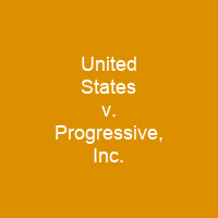 United States v. Progressive, Inc.