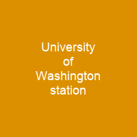 University of Washington station