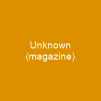Unknown (magazine)