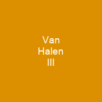 Van Halen III