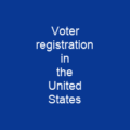 Voter registration in the United States