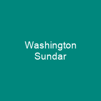 Washington Sundar