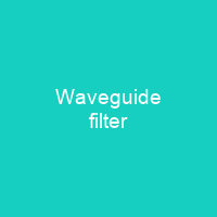 Waveguide filter