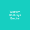 Western Chalukya Empire