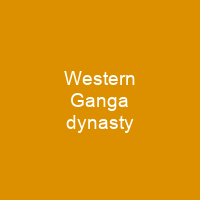 Western Ganga dynasty