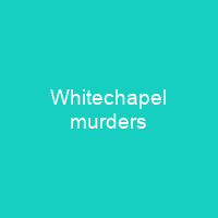 Whitechapel murders