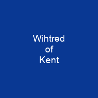 Wihtred of Kent