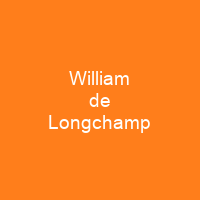 William de Longchamp