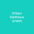 William Matthews (priest)