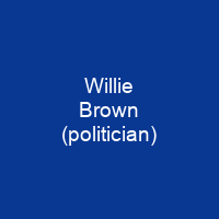 Willie Brown (politician)