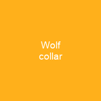 Wolf collar