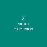 X video extension