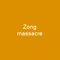 Zong massacre