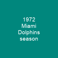 1972 Miami Dolphins season