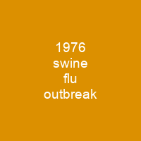1976 swine flu outbreak