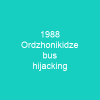 1988 Ordzhonikidze bus hijacking