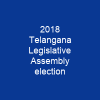 2018 Telangana Legislative Assembly election
