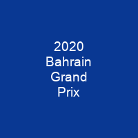 2020 Bahrain Grand Prix