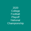 2020 College Football Playoff National Championship