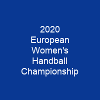 2020 European Women's Handball Championship