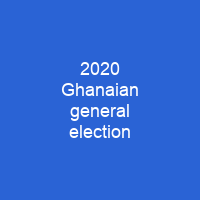 2020 Ghanaian general election