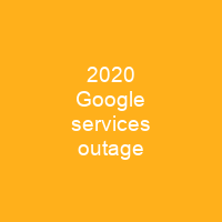 2020 Google services outage