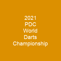 2021 PDC World Darts Championship