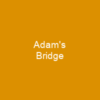 Adam's Bridge