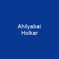 Ahilyabai Holkar