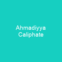 Ahmadiyya Caliphate