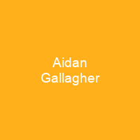 Aidan Gallagher