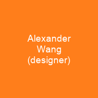 Alexander Wang (designer)
