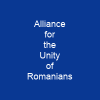 Alliance for the Unity of Romanians