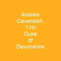 Andrew Cavendish, 11th Duke of Devonshire
