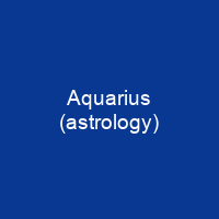 Aquarius (astrology)