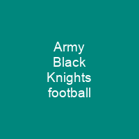 Army Black Knights football