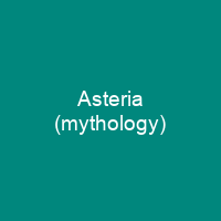 Asteria (mythology)