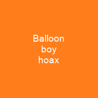 Balloon boy hoax